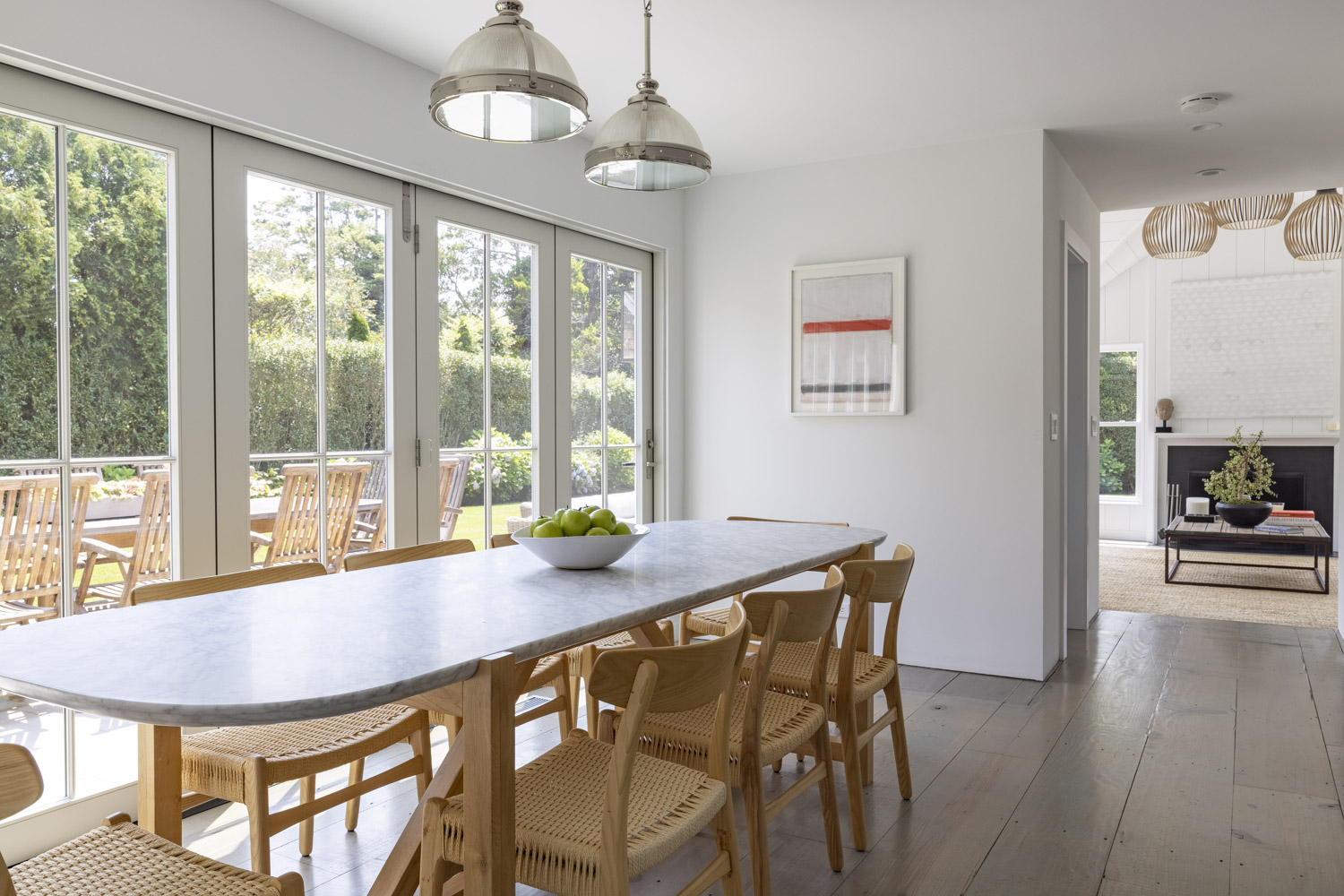 Photo of construction by Ronald Webb Builder.